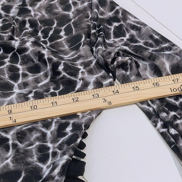 Issa de' Mar Women's Large Makena Surf Suit Aqua Noir Strappy Side Paneling Swim - Picture 10 of 11